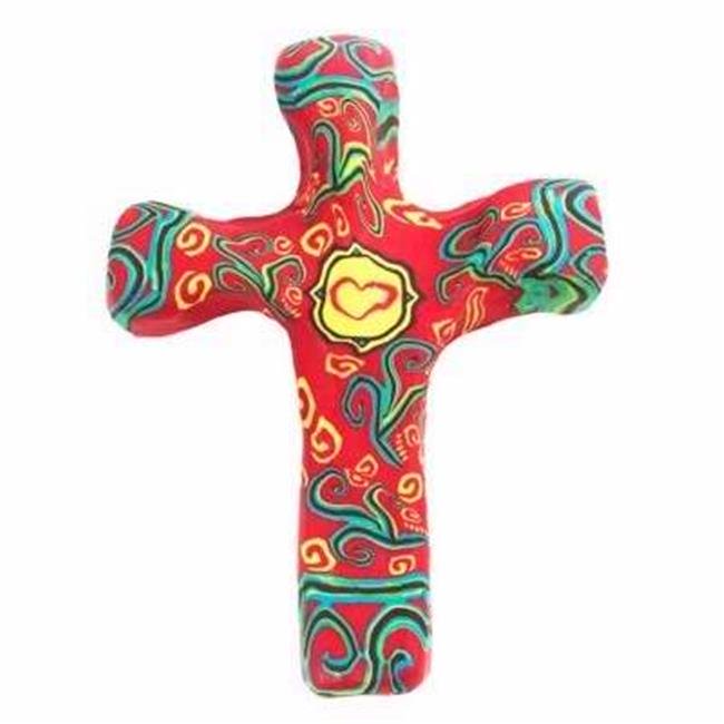 Provence Comforting Clay Pocket Cross