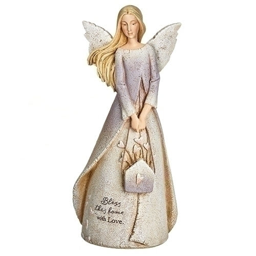 Bless This Home Angel Statue 8.5"