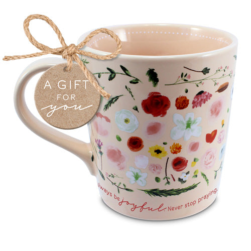 Joyful Prayerful Thankful 20 oz Ceramic Mug