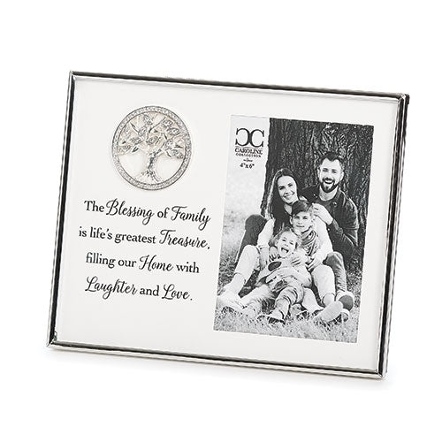 Blessing of Family Tree Frame 4x6