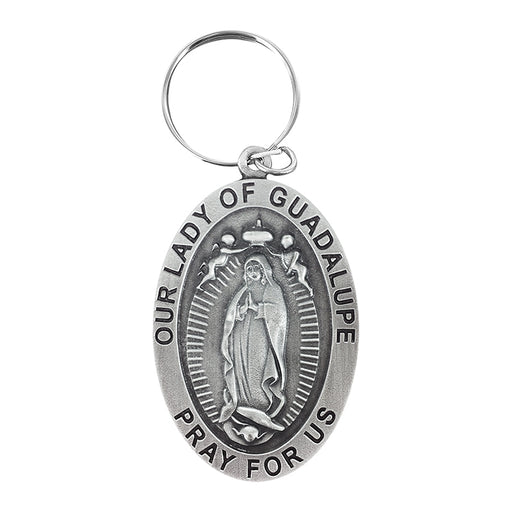 Our Lady of Guadalupe Pewter Keychain