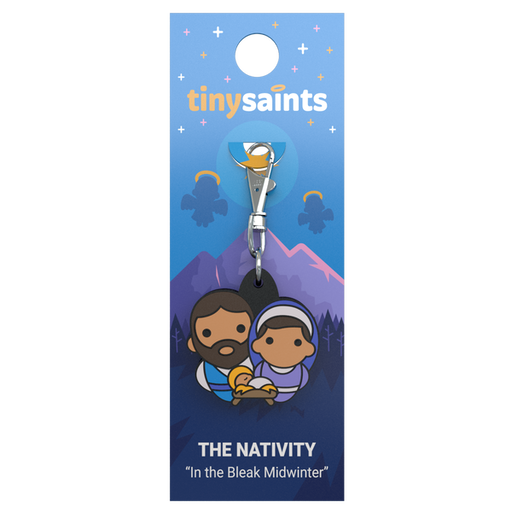 Tiny Saints Charm - Nativity "In The Bleak Midwinter"