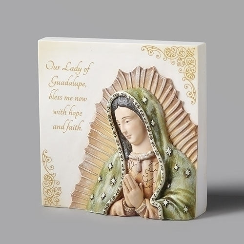 Our Lady of Guadalupe Tabletop Plaque