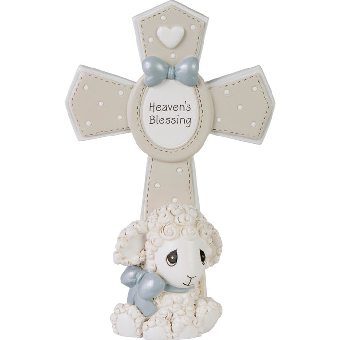 Precious Moments Heaven’s Blessing Cross w/ Lamb