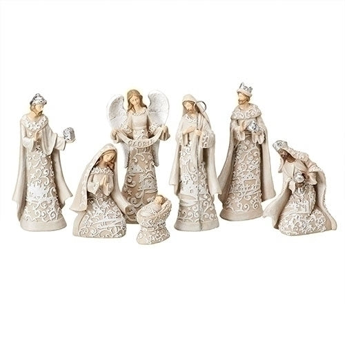 Papercut Style 7 pc. Nativity Set