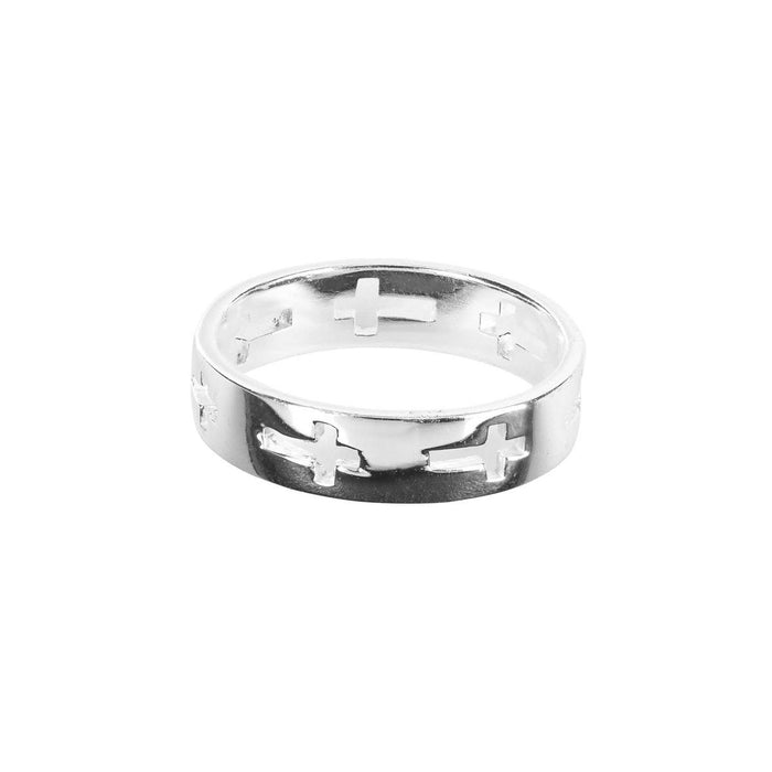 Multi Cutout Cross Ring