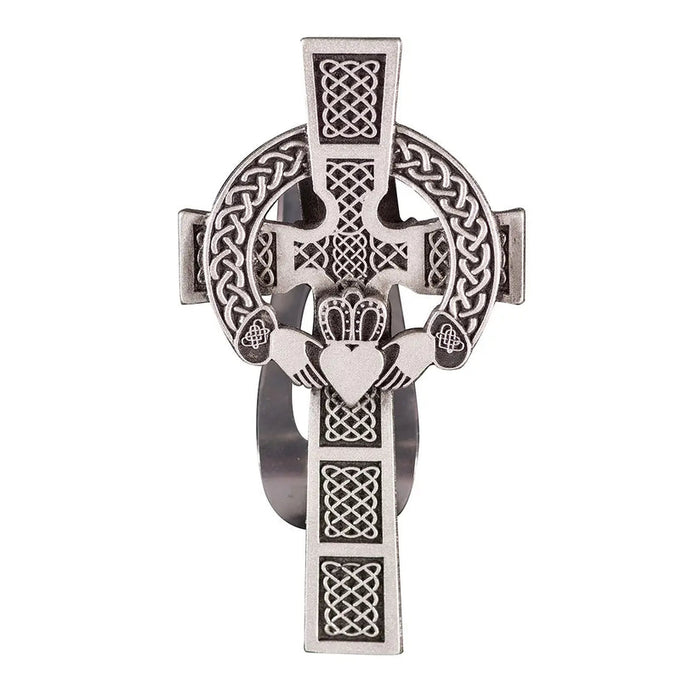 Claddagh Celtic Cross Visor Clip