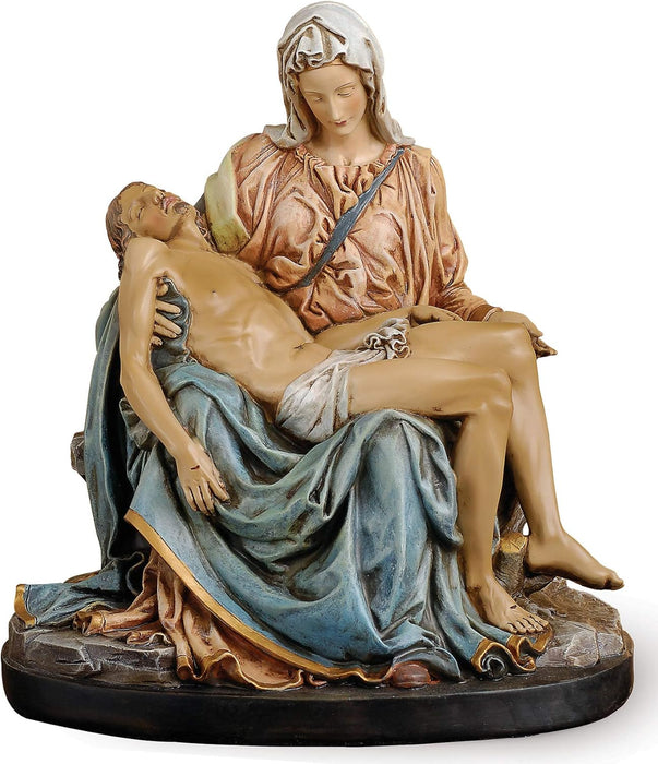 La Pieta 9" Full Color Statue