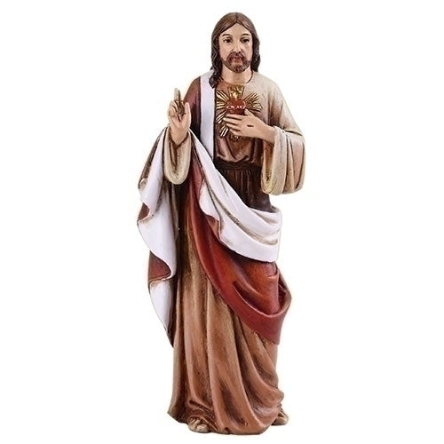 Sacred Heart of Jesus 4" Statue