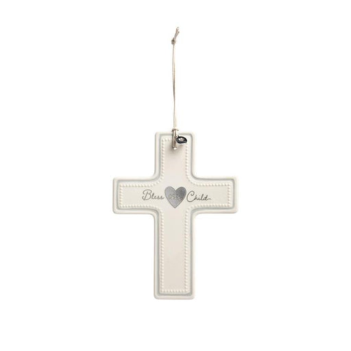 Bless this Child Ceramic Wall Cross