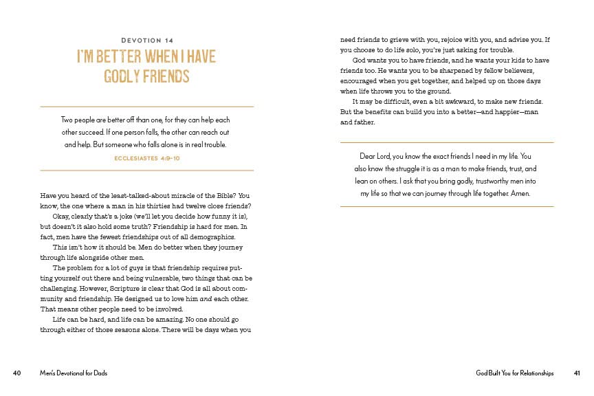 Men's Devotional for Dads: A Year of Prayers, Guidance, and Wisdom by Chris & Jamie Bailey