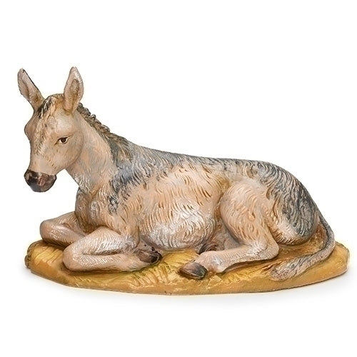 Seated Donkey 7.5" Fontanini