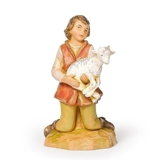 Zane, Shepherd Boy with Goat 5" Fontanini - NEW FOR 2025