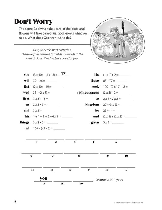 New Testament Bible Activity Book