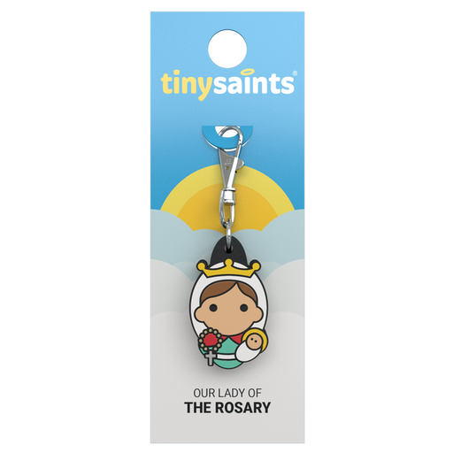 Tiny Saints Charm - Our Lady of the Rosary