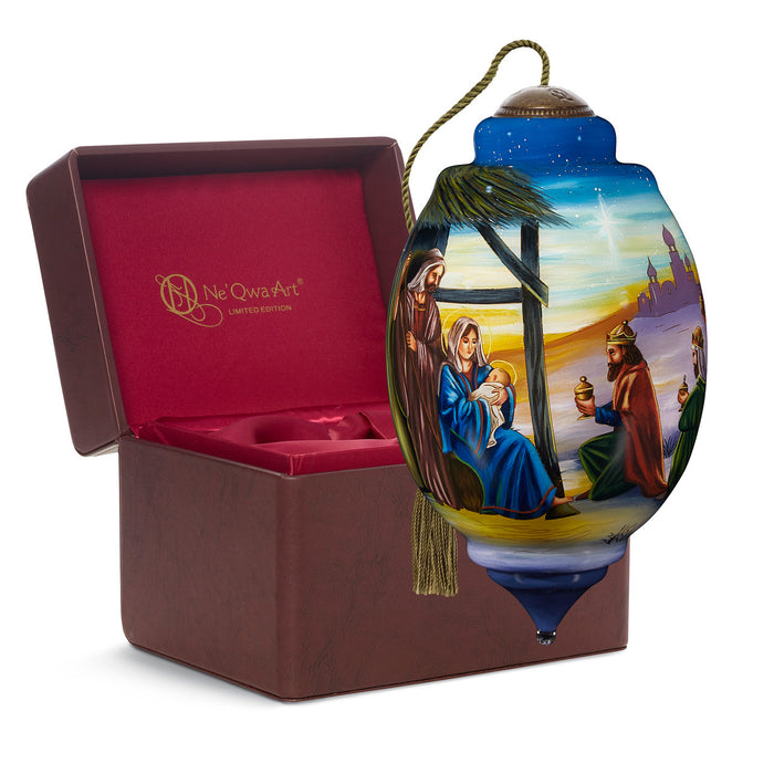 Unto Us A Child Is Born Limited Edition Ne'Qwa Art Ornament
