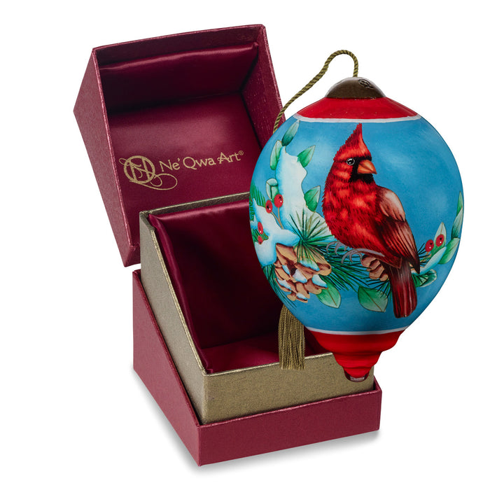 Season Of Faith, Hope, And Peace Cardinal Ornament