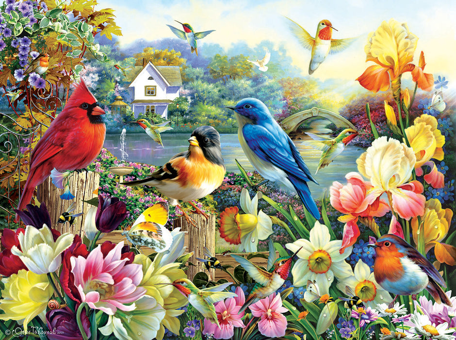 Golden Irises Jigsaw Puzzle - 1000 Pieces