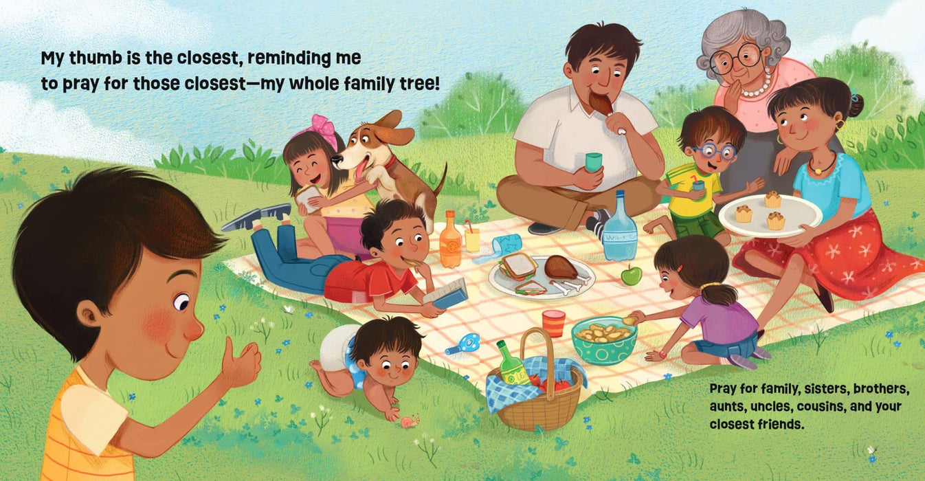 Praying With My Fingers - Board Book: An Easy Way to Talk With God