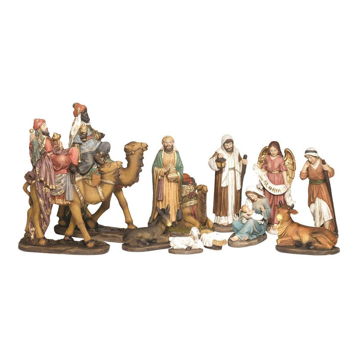 11 pc. Nativity Set with Kings on Camels
