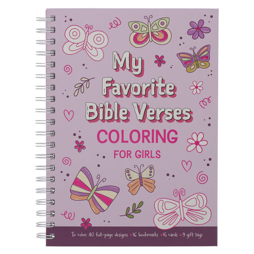 My Favorite Bible Verses Coloring Book for Girls