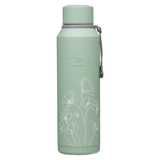 His Mercy Never Fails 24 oz Stainless Steel Water Bottle