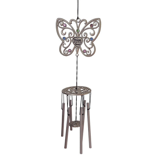 Forever in My Heart Butterfly Wind Chime