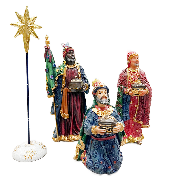 19 pc. Real Life Nativity 7"