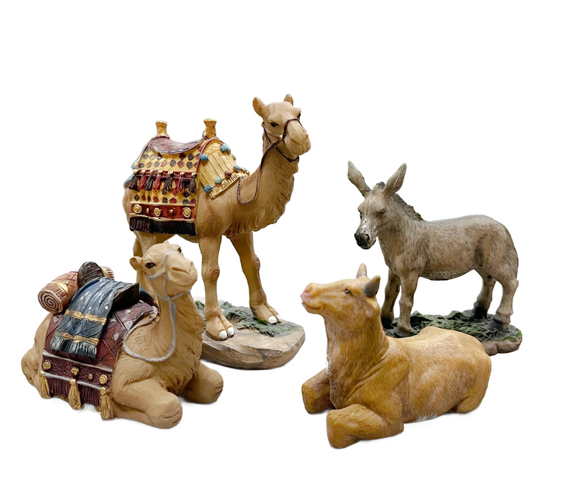 19 pc. Real Life Nativity 7"