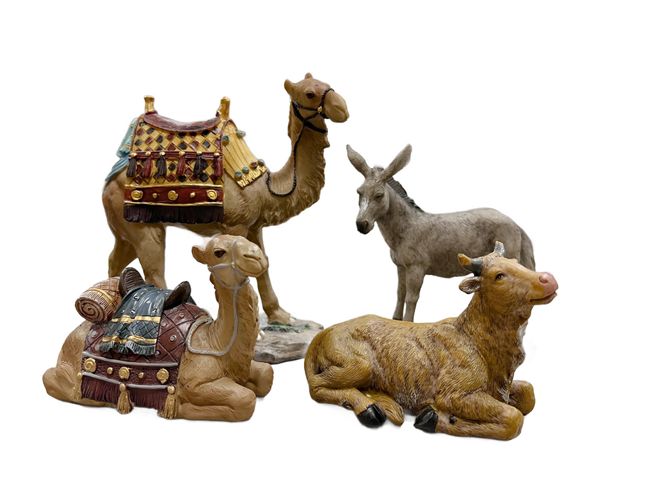 16 pc. Real Life Nativity 10"