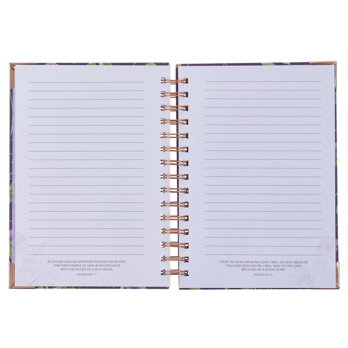 New Mercies Every Morning Floral Spiral Journal - Lamentations 3:22-23