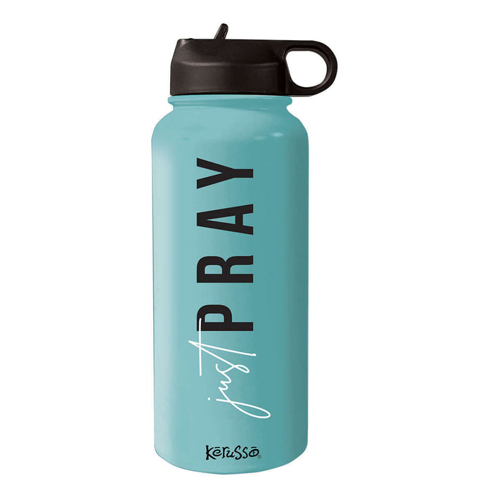 Just Pray 32 oz Stainless Steel Water Bottle