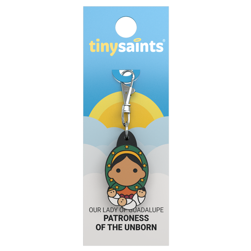 Tiny Saints Charm - Our Lady of Guadalupe, Patroness of the Unborn