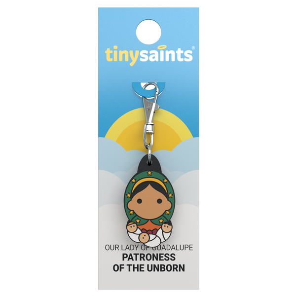 Tiny Saints Charm - Our Lady of Guadalupe, Patroness of the Unborn