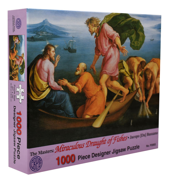 The Masters: Miraculous Draught of Fishes by Bassano Jigsaw Puzzle - 1000 Pieces