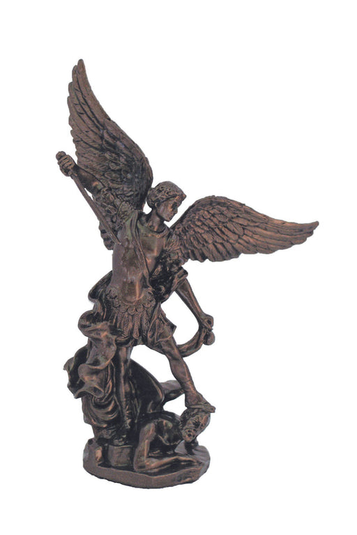 4" Bronze St. Michael Statue