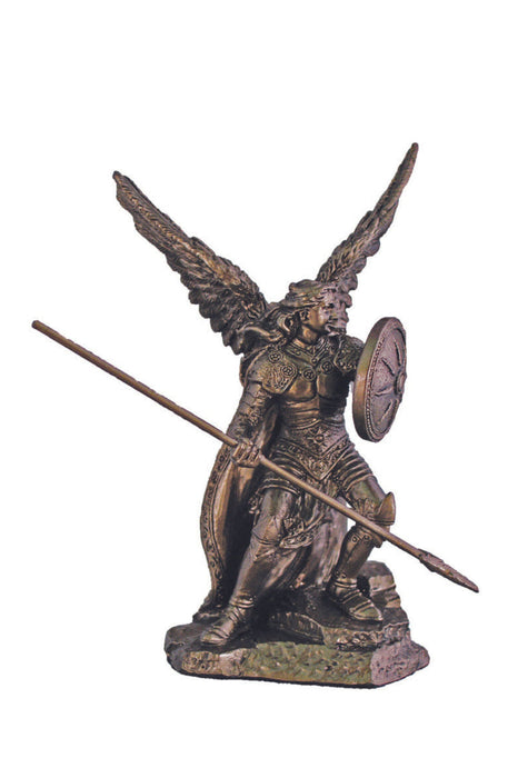 St. Raphael 4" Bronze Statue
