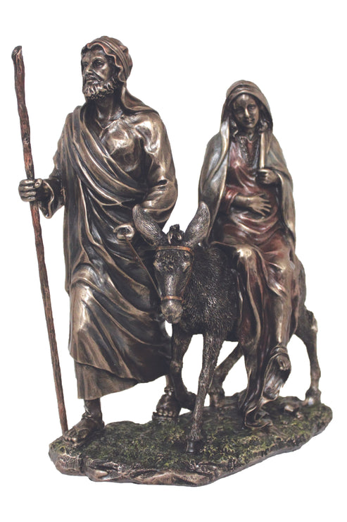 Journey to Bethlehem 9.25" Statue in Bronze