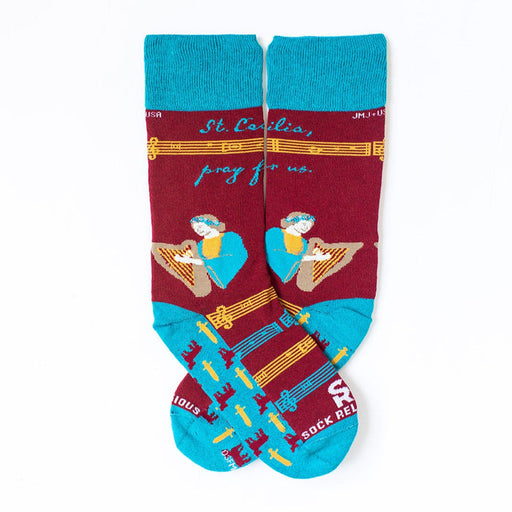 Sock Religious St. Cecilia Socks