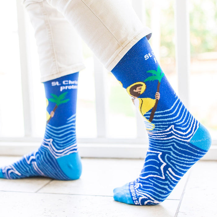 Sock Religious St. Christopher Socks