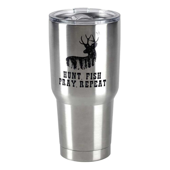 Hunt Fish Pray 30 oz Stainless Steel Tumbler