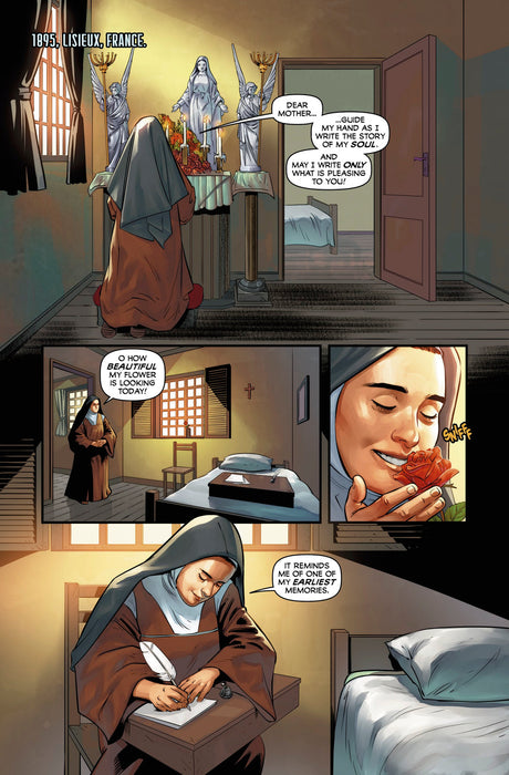 Little Missionary: St. Thérèse of Lisieux Comic Book by Philip Kosloski