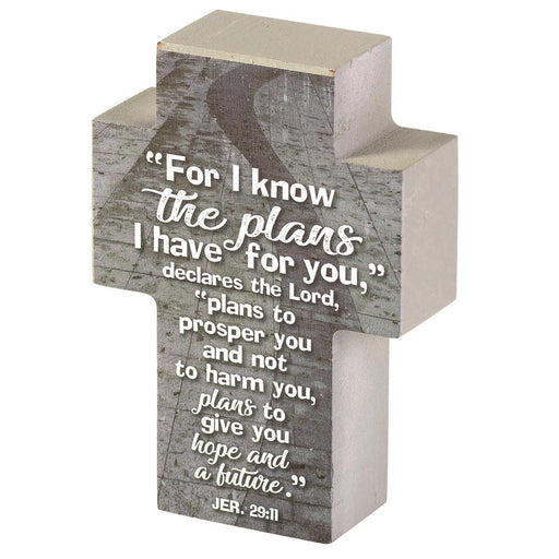 For I Know the Plans 4" Standing Cross
