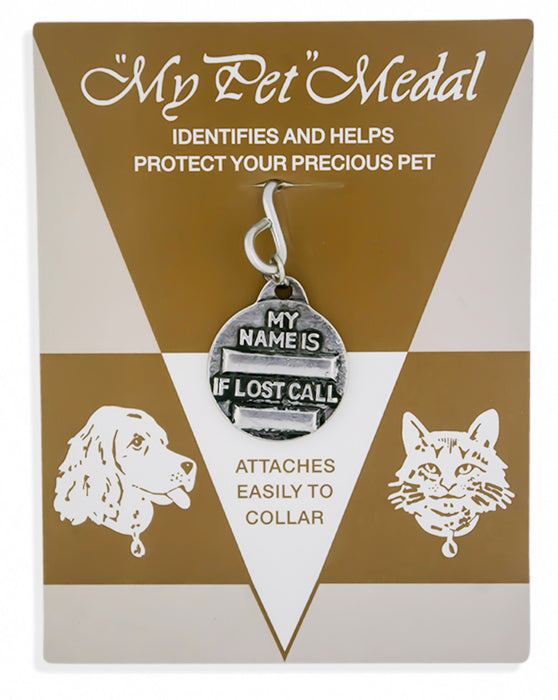 St. Francis of Assisi Engravable My Pet Medal