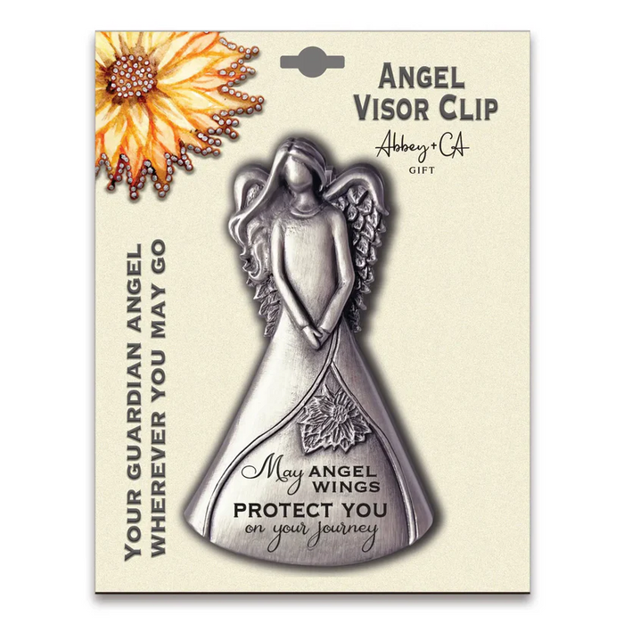 Guardian Angel Visor Clips w/ Assorted Sentiments