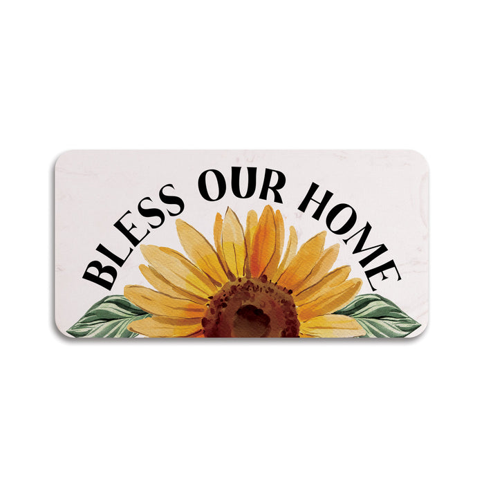 Bless Our Home Sunflower Garden Stone