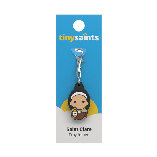 Tiny Saints Charm - St. Clare of Assisi