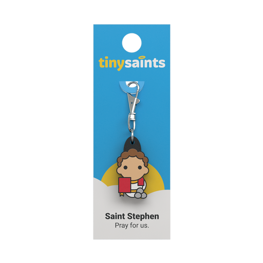 Tiny Saints Charm - St. Stephen