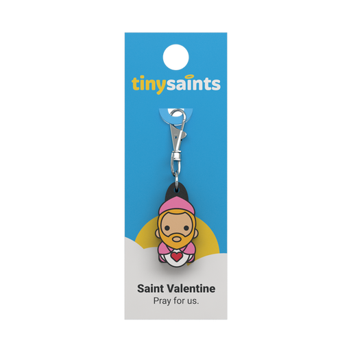 Tiny Saints Charm - St. Valentine