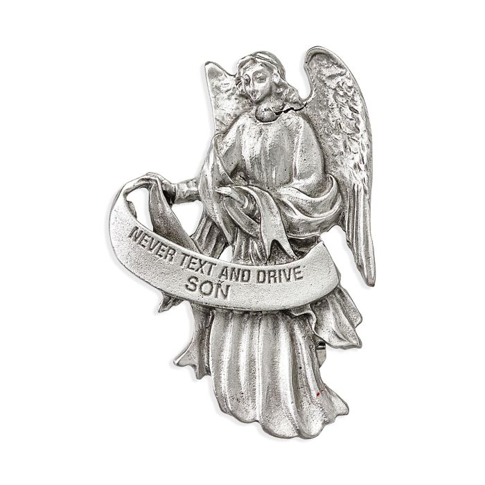 Guardian Angel 'Never Text and Drive' Son Visor Clip